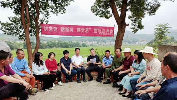 骨灰存放架 屋场党史微宣讲 弘扬文明殡葬新风尚