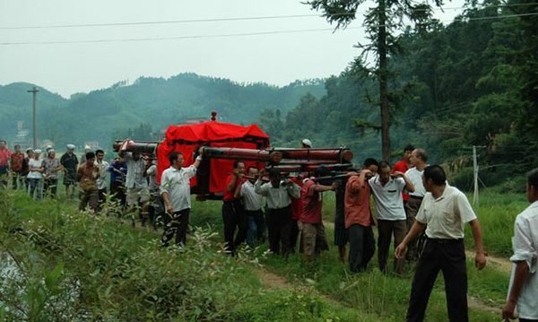 骨灰寄存架 农村殡葬新改革